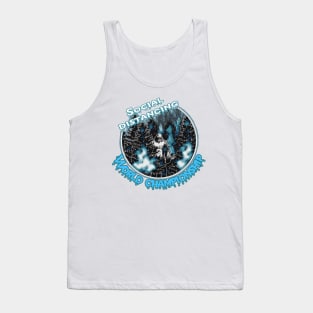 Social distancing world championship Tank Top